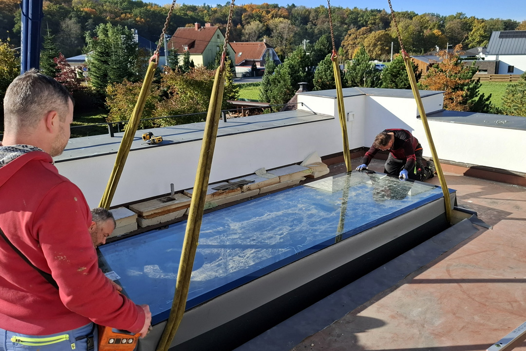 Střešní světlíky pro rodinnou rezidenci