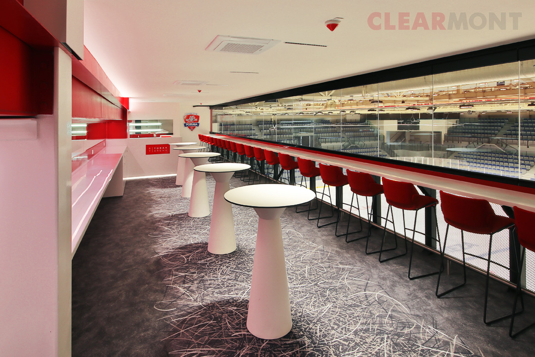 VIP zóna RT Torax aréna interiér