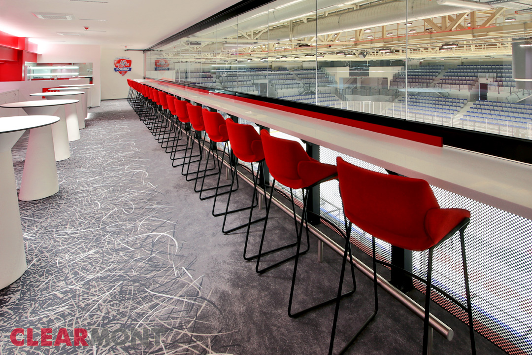 VIP zóna RT Torax aréna interiér