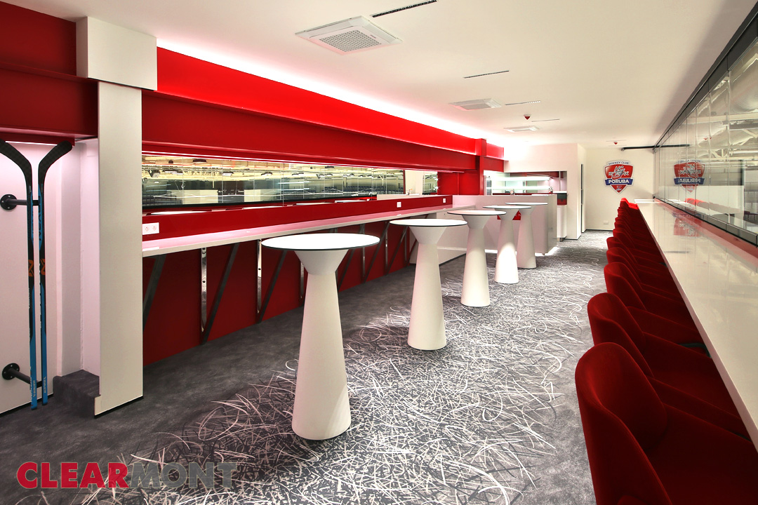 VIP zóna RT Torax aréna interiér